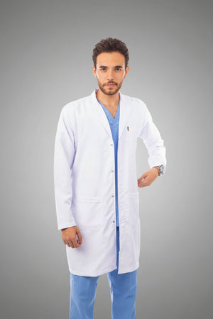 men's classic lab coat