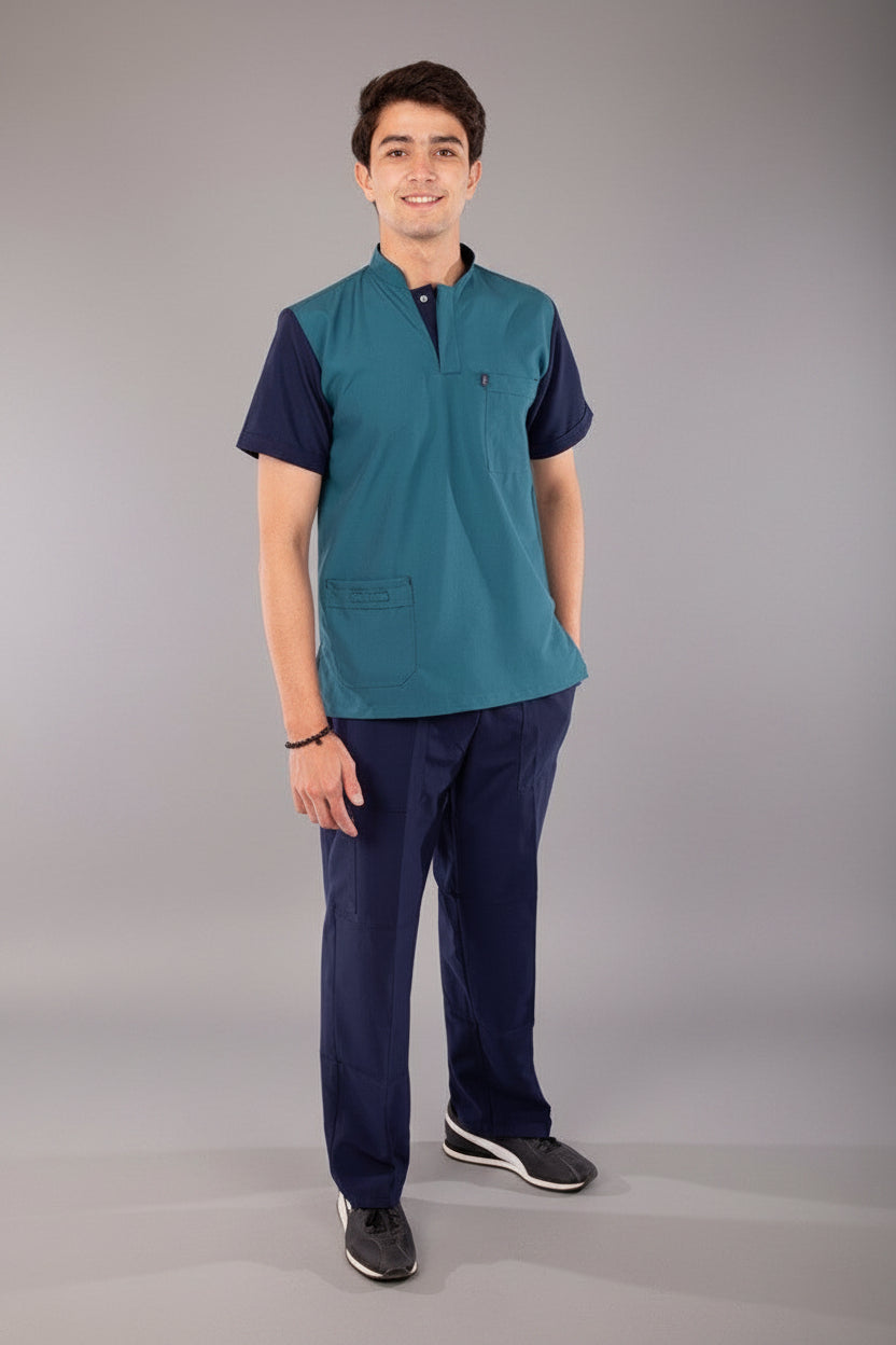 mix & match royal scrub dark teal