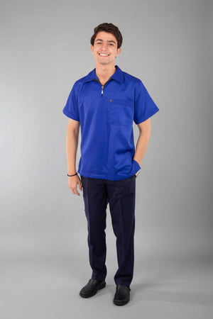 polo scrub blue