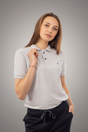 Light Grey Polo T-Shirt