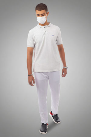 Light Grey Polo T-Shirt, view 2