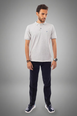Light Grey Polo T-Shirt, view 7