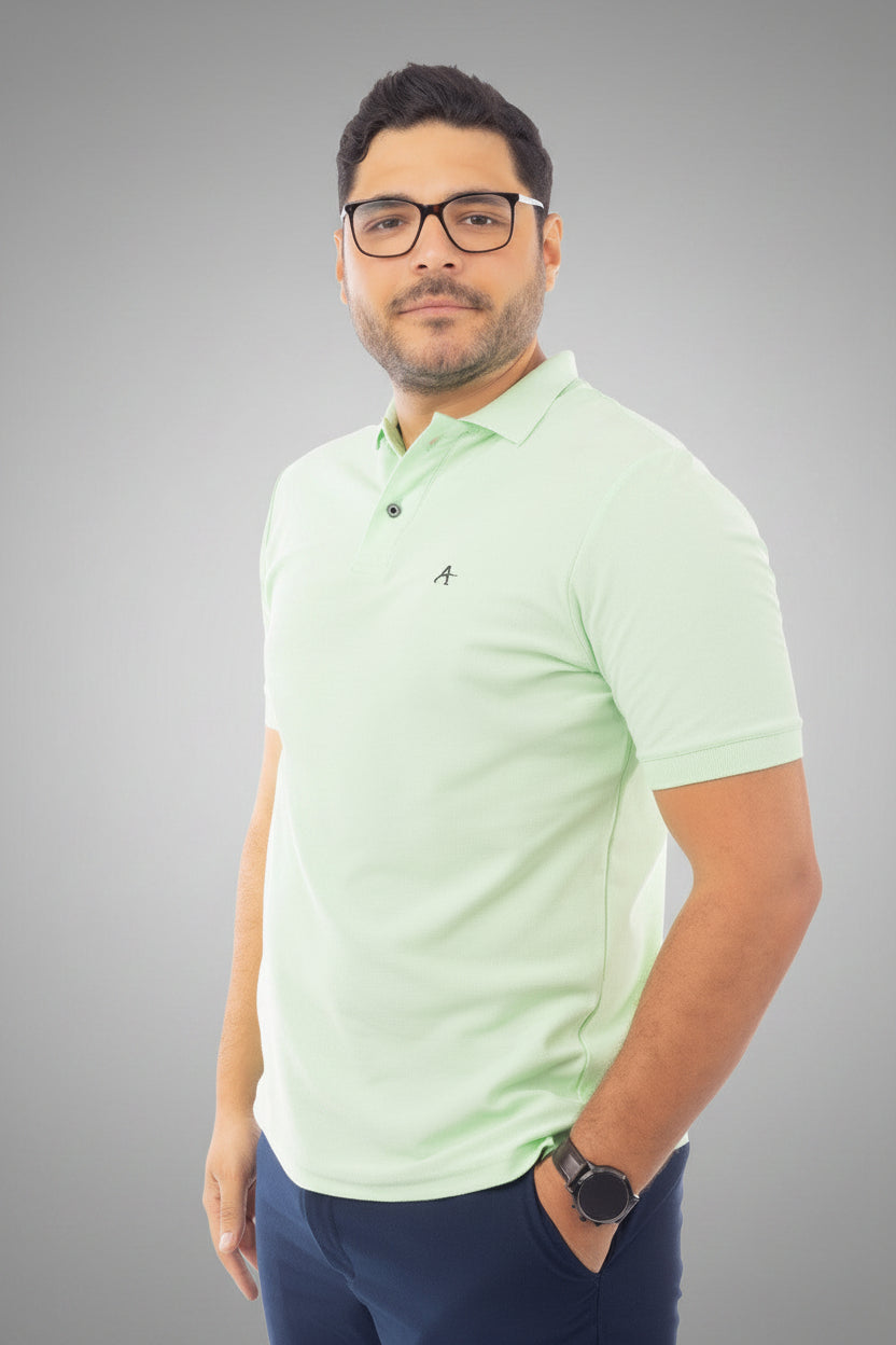 Pistachio Polo T-Shirt, view 4