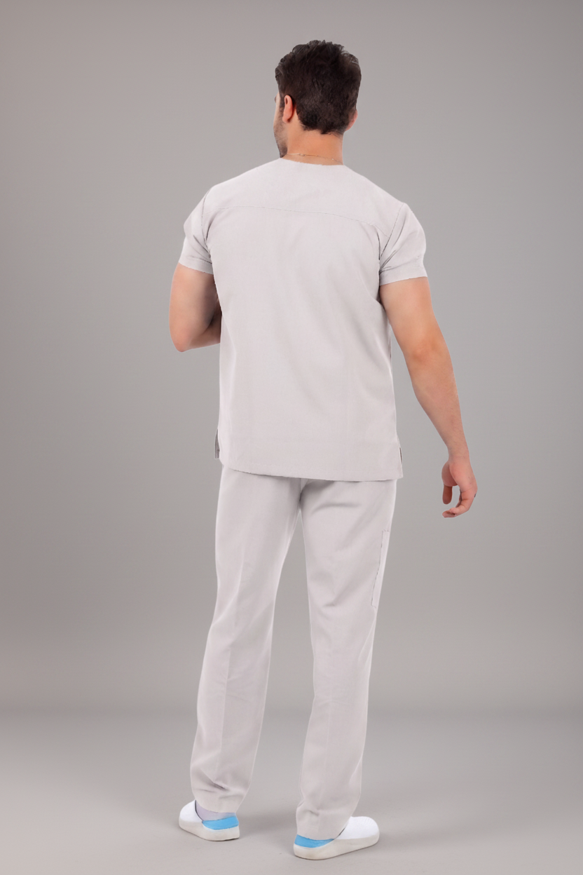 Light Grey Premium Scrub, view 3