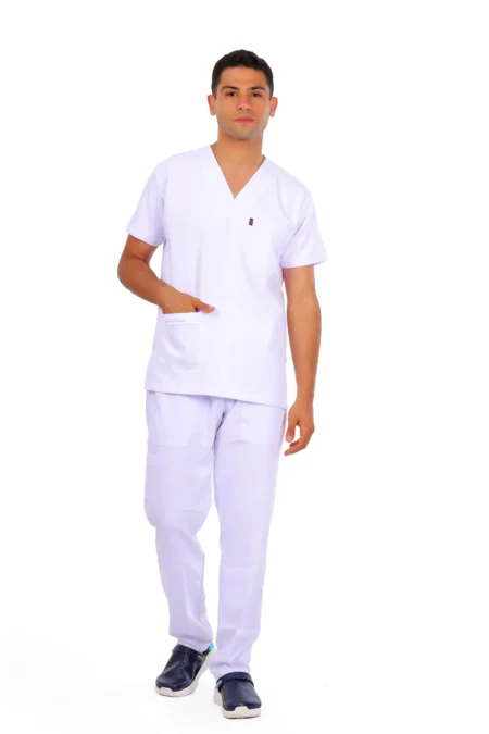 White Classic Scrub