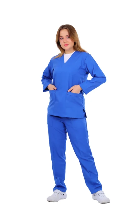 Blue Classic Scrub L S