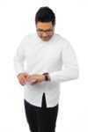 men’s smart lab coat