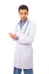 men’s classic lab coat