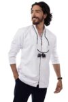 men’s gabardine lab coat