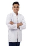 men’s gabardine lab coat