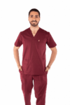 classic scrub set crimson