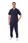royal scrub set dark blue
