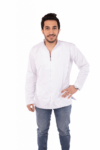 men’s gabardine lab coat