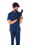 royal scrub set dark steel blue