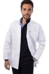 men’s royal dental short lab coat