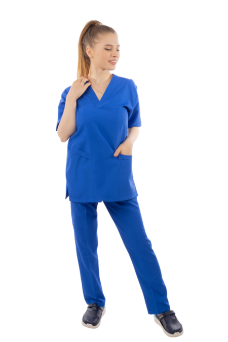 Blue Classic Scrub S S