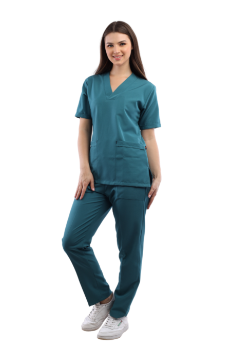 Dark Teal Classic Scrub S S