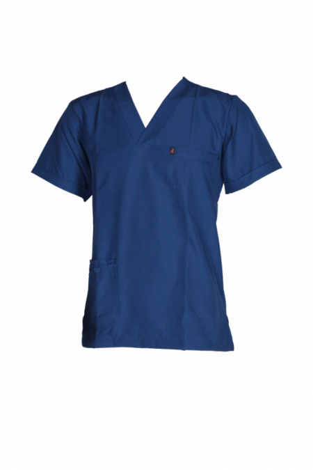 Dark Steel Blue Male Top - L