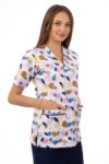 Tropical Printed Scrub