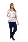 Tropical Printed Scrub