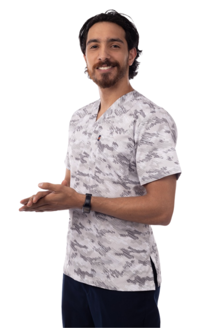 Cloudy Printed Scrub