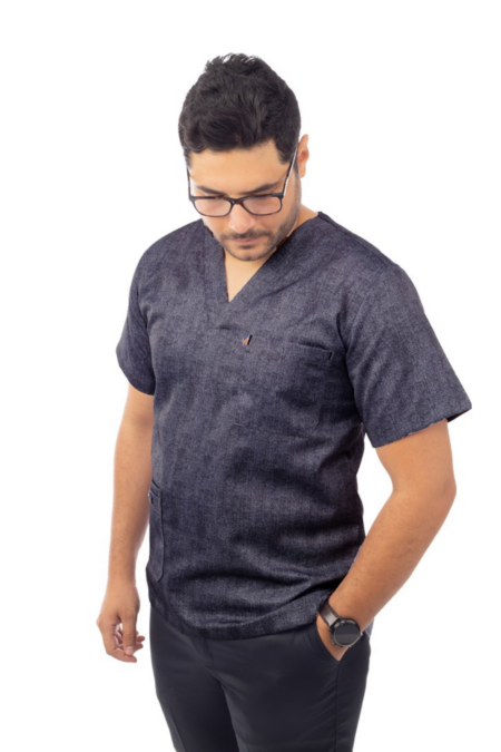 Jeans Printed Scrub