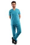 Premium scrub set dark teal