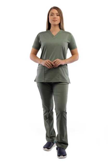 Olive Premium Female Scrub