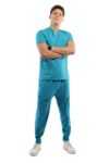 Premium scrub dark teal