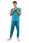 Premium scrub dark teal