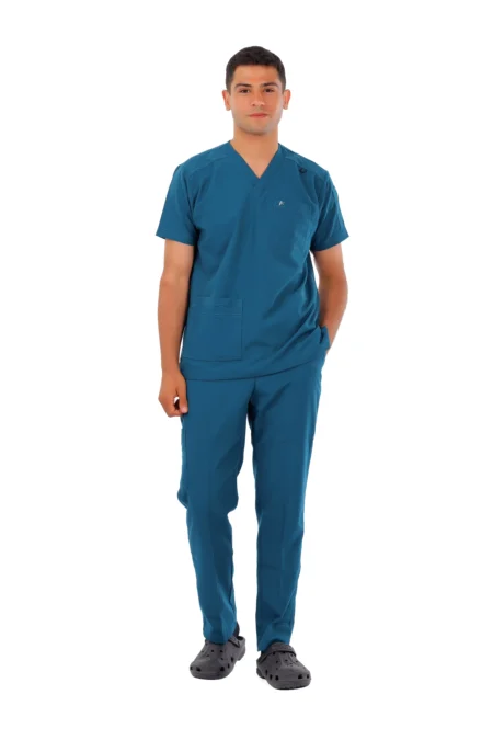 Dark Green Premium Male Scrub
