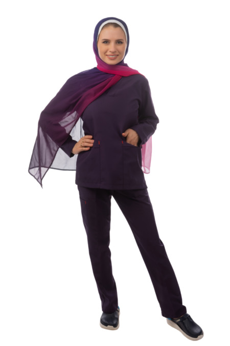Purple Classic Scrub L S