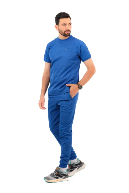 Blue Sportive Medical Scrub Set
