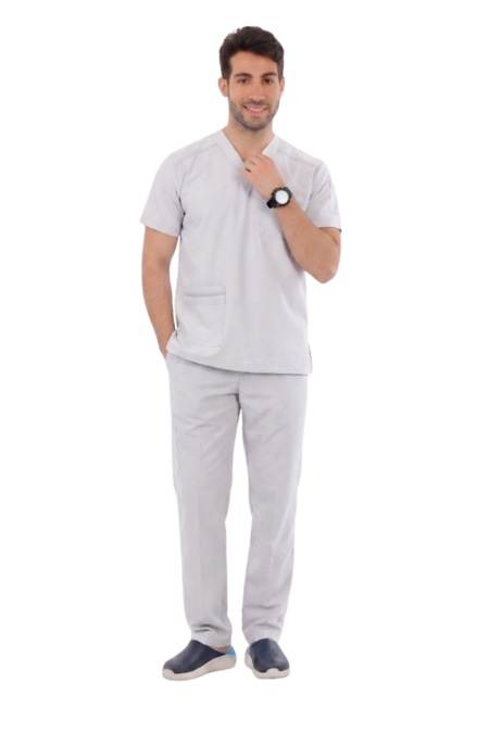 Light Gray Premium Scrub
