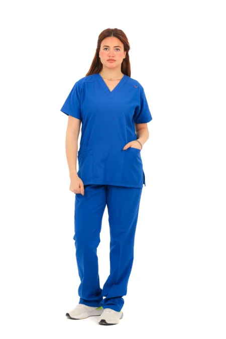 Blue Premium Female Scrub